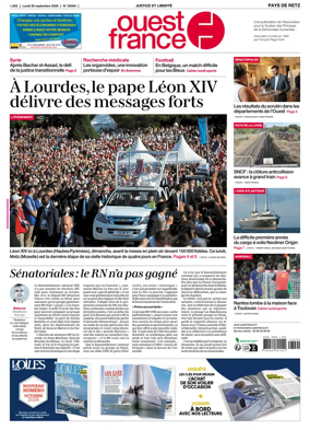 Cover of Ouest France (Pornic / Pays de Retz)