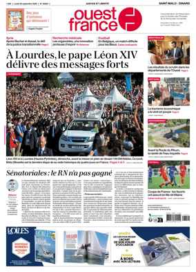 Cover of Ouest France (Saint-Malo)