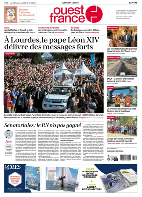 Cover of Ouest France (Sarthe)