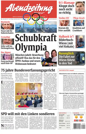 Cover of Abendzeitung Munchen