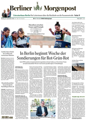Cover of Berliner Morgenpost