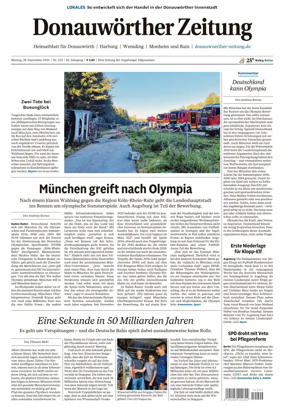 Cover of Donauwoerther Zeitung