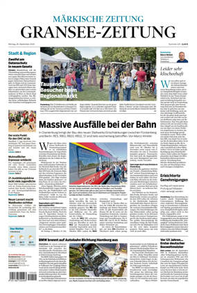 Cover of Gransee-Zeitung