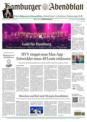Cover of Hamburger Abendblatt (Hamburg)