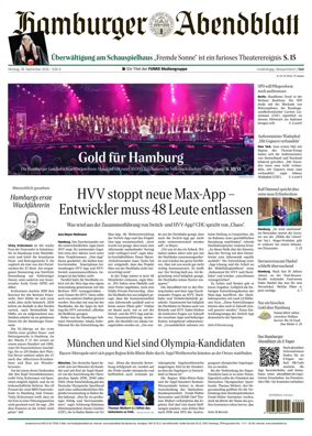 Cover of Hamburger Abendblatt (Harburg)