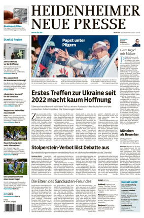 Cover of Heidenheimer Neue Presse