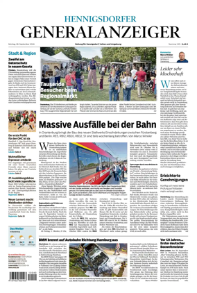 Cover of Hennigsdorfer Generalanzeiger