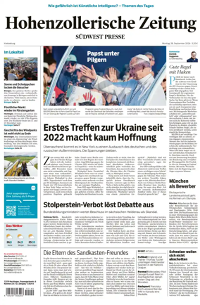 Cover of Hohenzollerische Zeitung