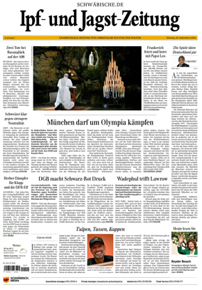 Cover of Ipf- und Jagst-Zeitung
