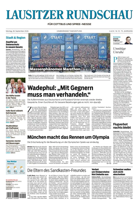 Cover of Lausitzer Rundschau