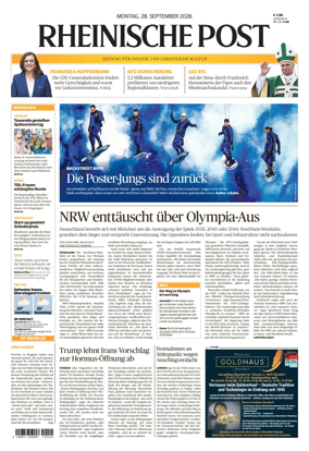 Cover of Rheinische Post Duesseldorf Meerbusch