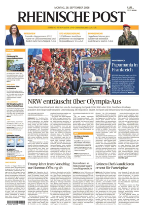 Cover of Rheinische Post - Wesel/Dinslaken