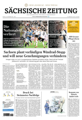 Cover of Sachsische Zeitung (Riesa & Grossenhain)