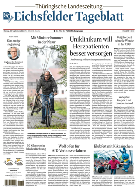 Cover of Thuringische Landeszeitung (Eichsfeld)