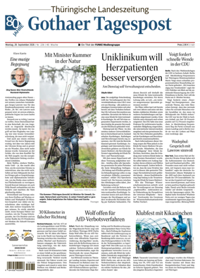 Cover of Thuringische Landeszeitung (Gotha)