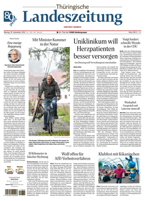 Cover of Thuringische Landeszeitung (Unstrut-Hainich-Kreis)