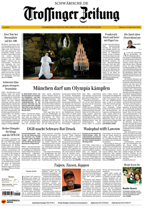 Cover of Trossinger Zeitung