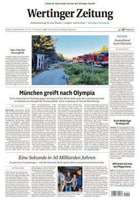 Cover of Wertinger Zeitung