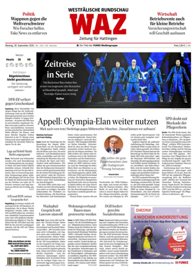 Cover of Westdeutsche Allgemeine Zeitung (Hattingen)