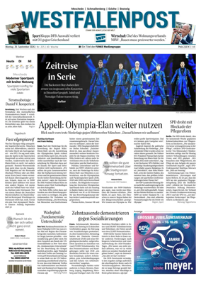 Cover of Westfalenpost (Meschede)
