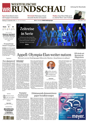 Cover of Westfalische Rundschau (Meschede)