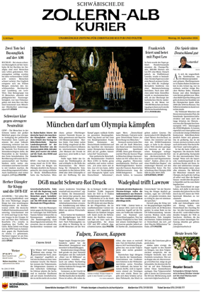 Cover of Zollern-Alb-Kurier (Balingen)
