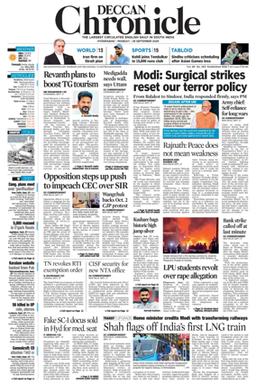 Cover of Deccan Chronicle
