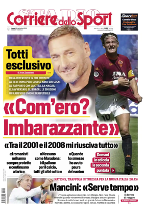 Cover of Corriere dello Sport