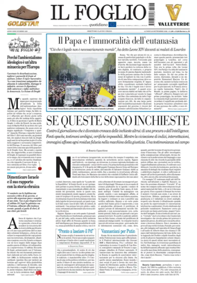 Cover of Il Foglio Quotidiano