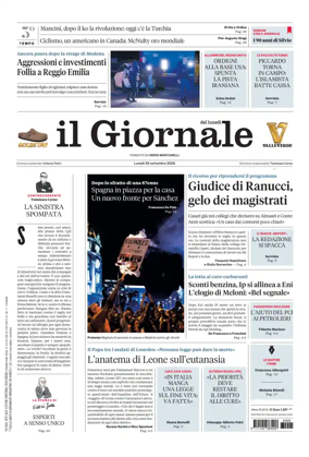 Cover of Il Giornale (Italy)