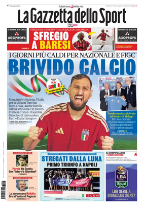 Cover of La Gazzetta dello Sport - Roma