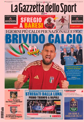 Cover of La Gazzetta dello Sport