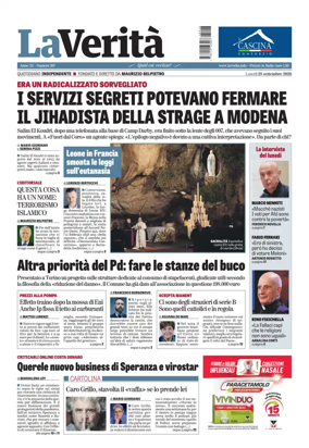 Cover of La Verita (Italia)