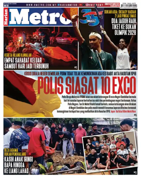 Cover of Harian Metro