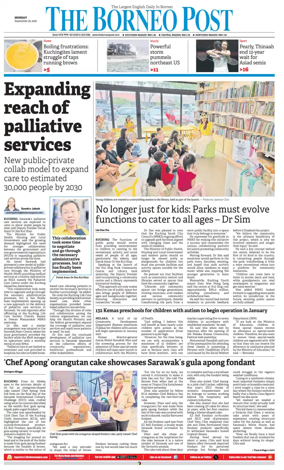 Cover of The Borneo Post (Sarawak)