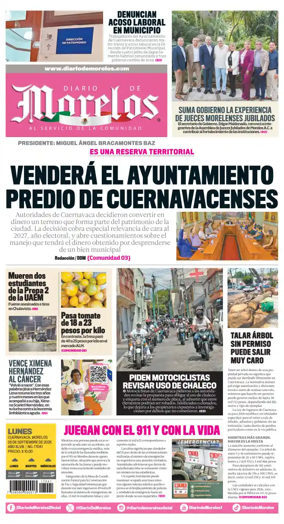 Cover of Diario de Morelos