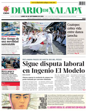 Cover of Diario de Xalapa