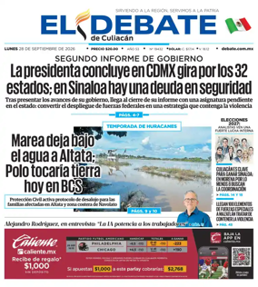 Cover of El Debate de Culiacan