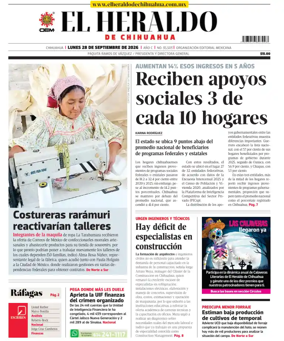 Cover of El Heraldo de Chihuahua