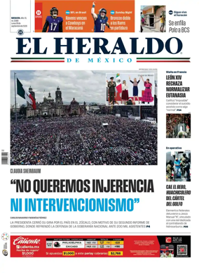 Cover of El Heraldo de Mexico