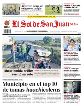 Cover of El Sol de San Juan del Rio