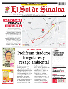 Cover of El Sol de Sinaloa