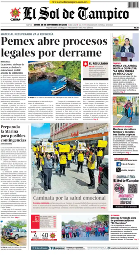 Cover of El Sol de Tampico