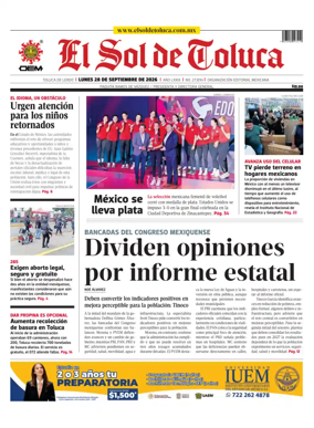 Cover of El Sol de Toluca