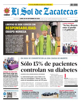 Cover of El Sol de Zacatecas