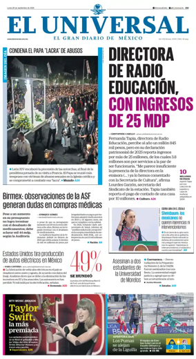 Cover of El Universal