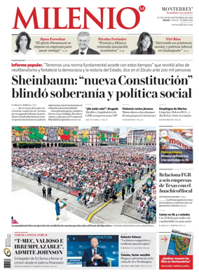 Cover of Milenio Monterrey