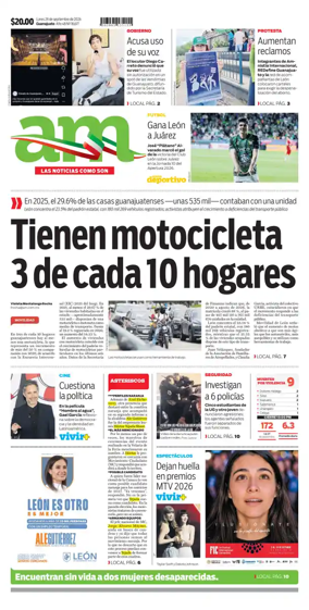 Cover of Periodico AM (Leon)