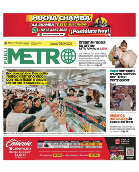 Cover of Publimetro Guadalajara