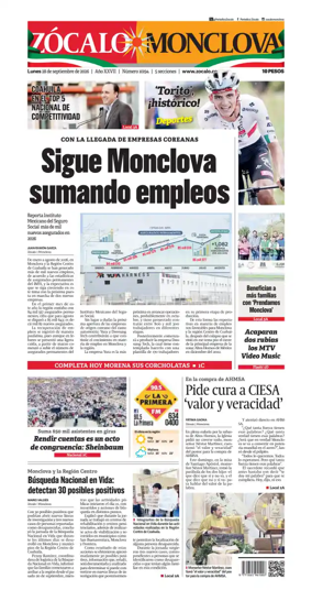 Cover of Zocalo Monclova